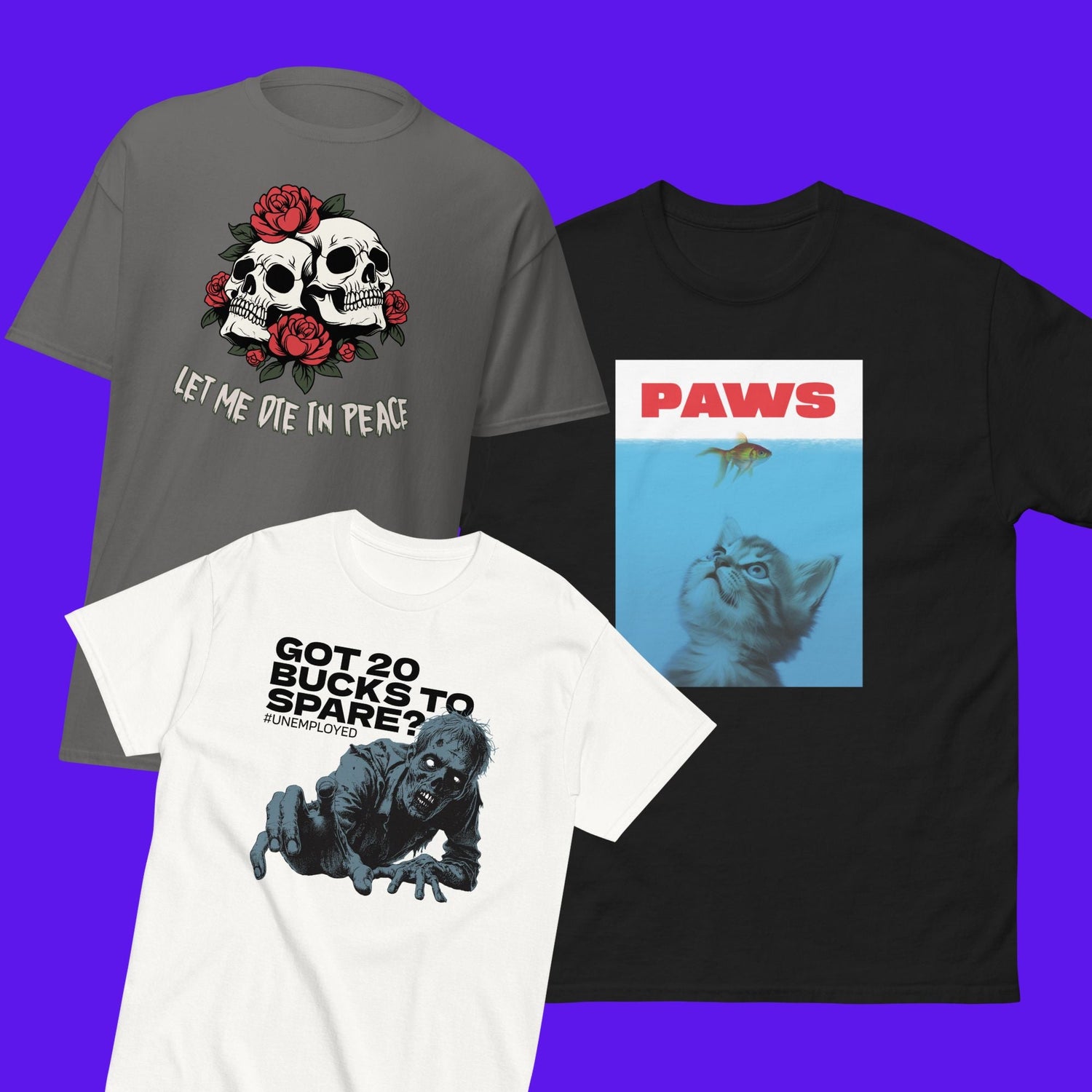 Funny Shirts for Men Collection Featuring Unique Graphic T-Shirts with Humorous Designs