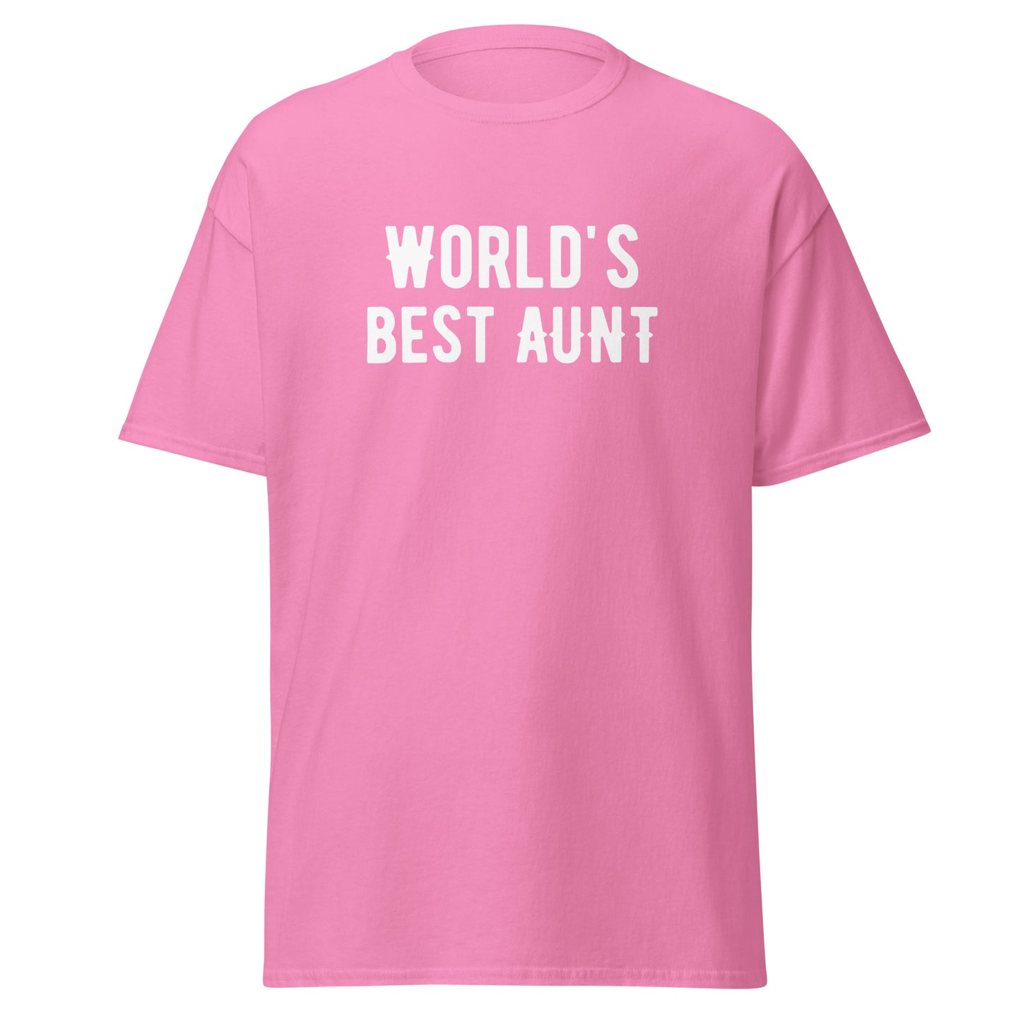 The FunnyDripStore Worlds Best Aunt T-Shirt is a black tee with bold white lettering—ideal for anyone who loves a good meme shirt.